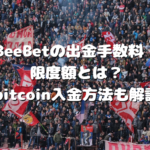 BeeBetの出金手数料・限度額とは？bitcoin入金方法も解説